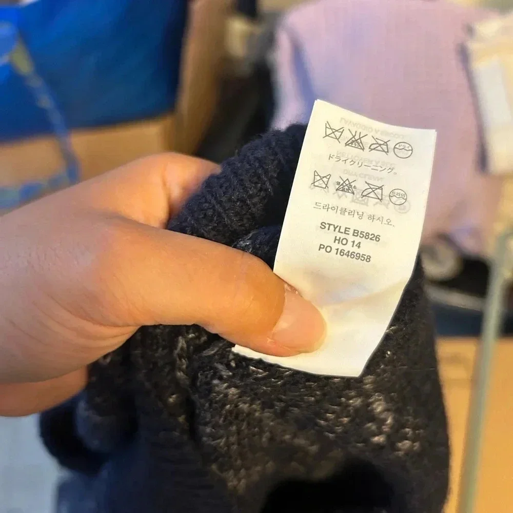 J.Crew Checkered Wool Grandpa Sweater